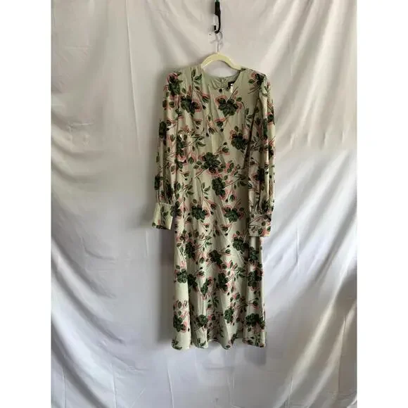 Alexia Admor Sophie Floral Dress Off-White Size 8 Fabric Pull - Picture 4 of 13